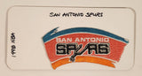 1998 Molson Canadian NBA San Antonio Spurs Embroidered Fabric Patch