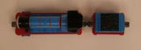 2012 Mattel Gullane Thomas The Train & Friends #4 Gordon with Coal Car Blue Magnetic Die Cast Toy Vehicle Set R9036