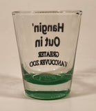 Hangin' Out In Greater Vancouver Zoo Lime Green Shot Glass