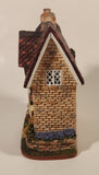 Time Avenue Quartz English Cottage Shaped 6 3/4" Resin Desk Clock