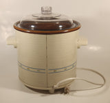 Vintage 1987 Rival Crock Pot 3 1/2" Quart Stoneware Slow Cooker Model 3100 with Manual