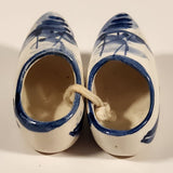 Delft Blue Holland Windmill Decor 2" Long Ceramic Clog Shoes Set