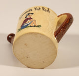 Vintage Manor Ware England Symonds Yat Rock 2 1/2" Ceramic Watering Can