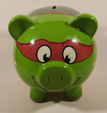 2014 FAB Starpoint Viacom TMNT Teenage Mutant Ninja Turtles Raphael Pig Piggy 8" Tall Ceramic Coin Bank