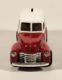 ERTL Lennox Air Conditioning and Heating 1950 Chevy Panel Van Delivery Truck Red and White Die Cast Toy Car Vehicle Coin Bank No Key