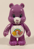JP Just Play TCFC The Care Bears Rainbow Flower Harmony Bear Purple 3" Toy Figure
