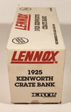 1993 ERTL Lennox 1925 Kenworth Crate Truck Red and White 1/25 Scale Die Cast Toy Car Vehicle Coin Bank New in Box