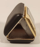 Vintage Bulova Lite Alarm Wind up and Battery Operated Travel Alarm Clock in Case