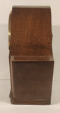 Vintage Weimar Wood Cased Mantle Clock with key Made in Germany