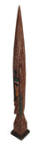Indonesia Tribal Style 40" Floor Standing Carved Wood Sculpture