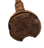 Floor Standing 30" Light Weight Carved Wood Candle Holder