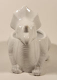White Dinosaur 5 1/2" Ceramic Succulent Planter Pot