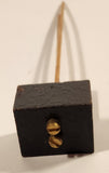 Cast Iron Chime Block 2 Hole with 1 Rod Clock Part