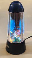 1994 Rabbit Tanaka Sea Turtle Aquarium Rotating Lighted Motion Lamp 14" Tall By Artist Jeffrey Michael Wilkie