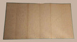 Vintage Singer Sewing Fashion Fabric Pattern 40" x 72" Folding Measuring Cutting Cardboard Board
