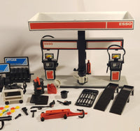 Vintage 1981 Playmobile Esso Gas Service Station Incomplete Set (English Version)