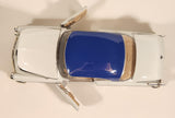 2008 Motor Max No. 73302 American Graffiti 1955 Chrysler 300C White with Blue Roof 1/24 Scale Die Cast Toy Car Vehicle with Opening Doors Hood Trunk