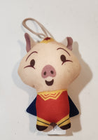 2022 McDonald's DC League of Super Pets PB The Potbelly Pig 4" Tall Stuffed Plush Toy Figure