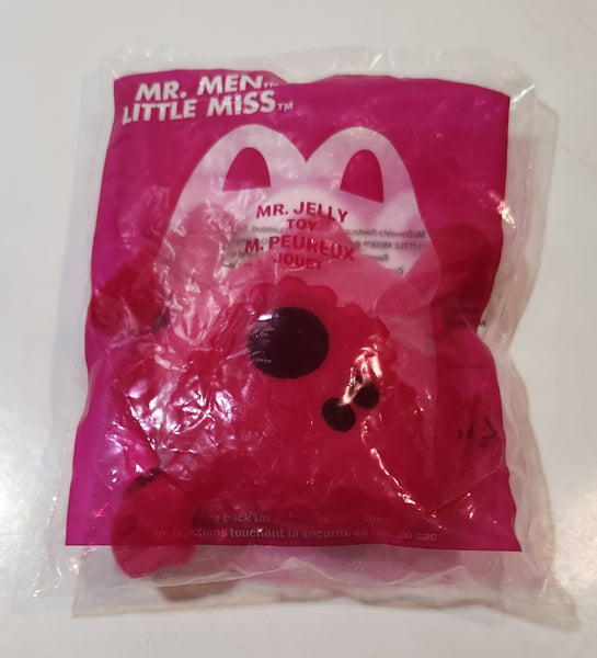 2022 McDonald's THOIP Mr. Men Little Miss Mr. Jelly 4" Tall Stuffed Plush Toy New in Package