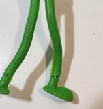 Bendable Green 5 1/2" Tall Rubber Bunny Rabbit Toy Figure