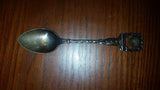 Vintage 1970s Silver Plated Deutschland Flower Bell Charm Collectible Spoon - Treasure Valley Antiques & Collectibles
