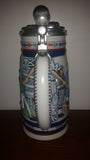 1984 Avon 1900-1980 Baseball History Lidded Beer Stein - Ceramarte Brazil - Treasure Valley Antiques & Collectibles