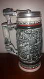 1982 Avon Age of The Iron Horse Railroad Locomotive Train Engine Lidded Beer Stein