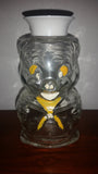 Vintage 1960s Andre Philippe Glass Sailor Bubblebath Piggy Coin Bank - Treasure Valley Antiques & Collectibles