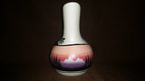 Vintage Navajo Wedding Vase Gift Buffalo Mountain Valley Signed Enbik Dineh - Treasure Valley Antiques & Collectibles