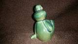 Small Decorative Sitting Relaxing Frog Ornament Ceramic - Treasure Valley Antiques & Collectibles