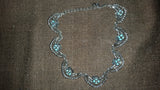 Vintage 1970s Silver Tone Faux Turqouise Sarah Coventry Necklace - Treasure Valley Antiques & Collectibles