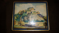 Vintage 1940s Gray and Dunn Biscuits Tin Cookie Tin Depicting Scottish Castles - Treasure Valley Antiques & Collectibles