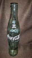 Vintage 1960s Great Falls, Montana 16 fl. oz. 1 Pint Coke Coca Cola Clear Glass Hobble Skirt Bottle - Treasure Valley Antiques & Collectibles