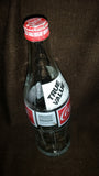 Vintage Late 70s Early 80s 750 mL Glass Coke Coca-Cola Bottle English French with Cap - Treasure Valley Antiques & Collectibles