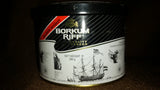 Vintage 1970s Borkum Riff Bourbon Whiskey Pipe Tobacco Tin - Treasure Valley Antiques & Collectibles