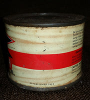 Vintage Rare Find 1950s Duratite Webb Products Company Wood Dough Tin Can Empty - Treasure Valley Antiques & Collectibles