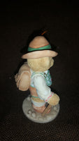 Cherished Teddies Boy With Back Pack Figurine Germany "Our Friendship Know No Boundaries" - Treasure Valley Antiques & Collectibles