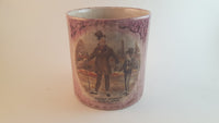 1940s-50s David Copperfield Lancaster & Sandland Sandware Pink Cup - Treasure Valley Antiques & Collectibles