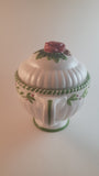 2001 Royal Albert Old Country Roses Seasons of Colour Rose Topped Sugar Bowl - Treasure Valley Antiques & Collectibles