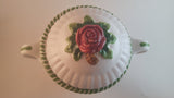 2001 Royal Albert Old Country Roses Seasons of Colour Rose Topped Sugar Bowl - Treasure Valley Antiques & Collectibles