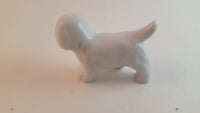 Antique 1940s Japanese Miniature White Porcelain Golden Retriever Puppy Dog Figurine - Treasure Valley Antiques & Collectibles