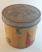 1960s Vogue Mild Cigarette Tobacco Tin with Lid Some Wear - Treasure Valley Antiques & Collectibles