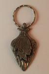 Vintage Aboriginal Indian Metal Antique Silver Look Arrowhead Key Chain - Treasure Valley Antiques & Collectibles