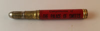 1940-1950 The Palace of Sweets Confectionary Fairview, Alberta Bullet Casing with Pencil Inside - Treasure Valley Antiques & Collectibles