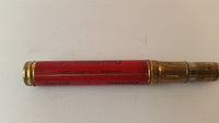 1940-1950 The Palace of Sweets Confectionary Fairview, Alberta Bullet Casing with Pencil Inside - Treasure Valley Antiques & Collectibles