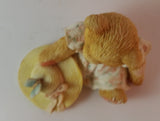 Cherished Teddies Bear With Butterfly And Hat Figurine "Springtime Is A Blessing" - Treasure Valley Antiques & Collectibles