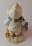 Cherished Teddies Boy Dressed As Snowman Figurine Earl "Warm Hearted Friends" - Treasure Valley Antiques & Collectibles