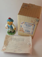 Cherished Teddies Girl Holding Lamb Figurine Scotland "Our Love Is In The Highlands" - Treasure Valley Antiques & Collectibles