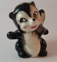 Vintage Skunk Porcelain Figurine Ready To Run Not Signed - Treasure Valley Antiques & Collectibles