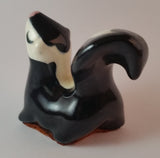 Vintage 1940s Maxine Renaker Mama Skunk Figurine Nose Upturned - Treasure Valley Antiques & Collectibles